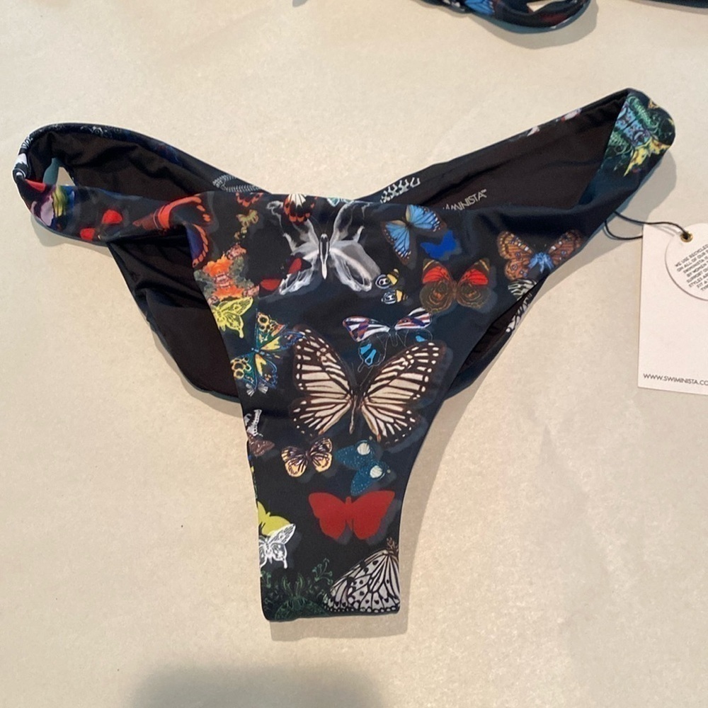 Christian Lacroix Swiminista X Butterfly bikini bottoms are M